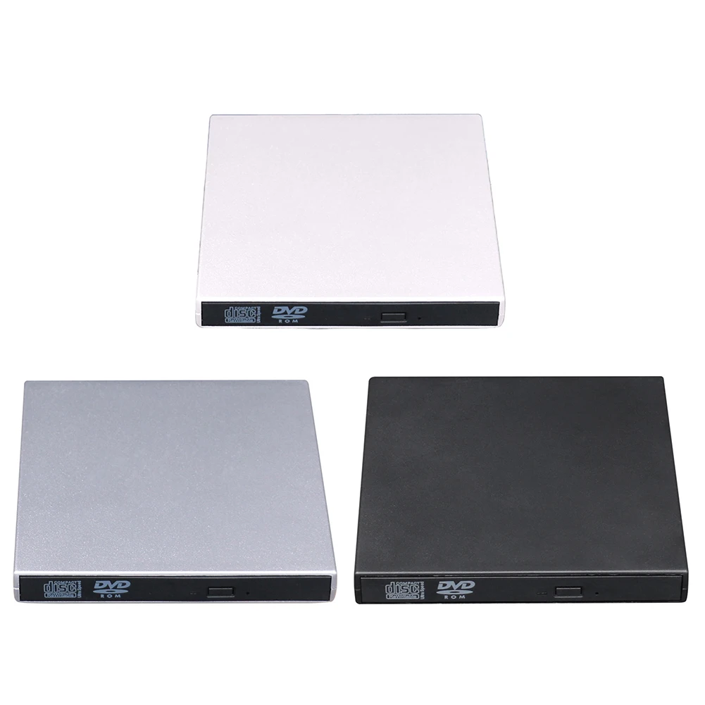 휴대용 CD DVD 버너, USB 2.0 CD 리더 리라이터, 윈도우 맥 OS 디스크 복사기 드라이브와 호환, 노트북 맥 프로 맥북용