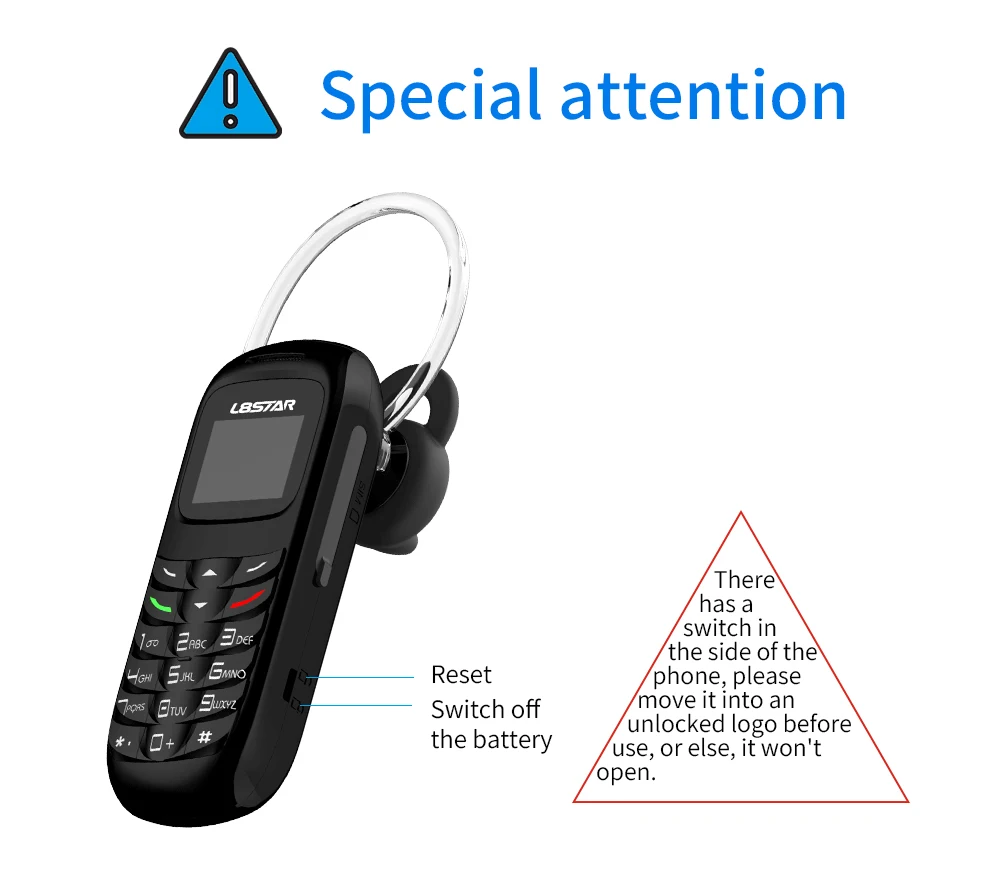 BM70 미니 휴대폰 블루투스 셀 무선 셀 다이얼러 폰 미니 헤드, GSM 듀얼 SIM 카드, 듀얼 대기 하이 퀄리티 오디오