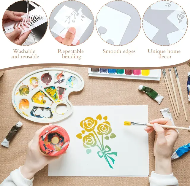 Wildflower Stencils 5