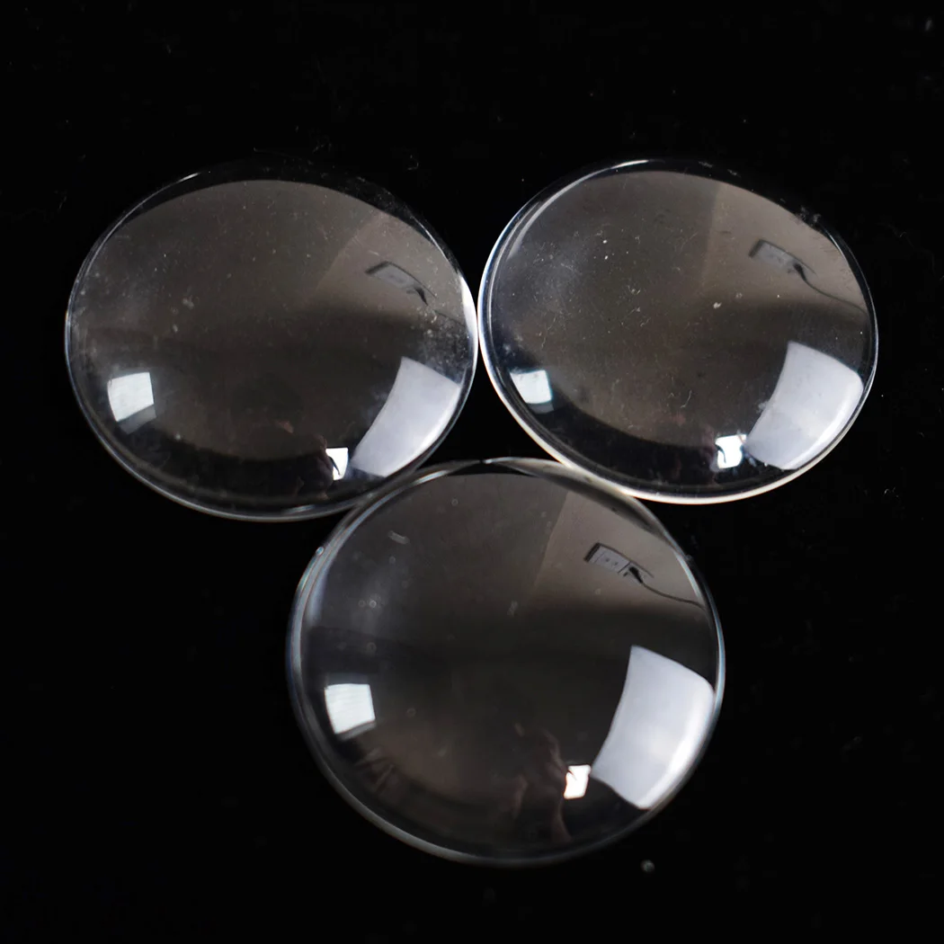 Round Alloy Glass Brooch DIY Badge Accessories Best Gifts for Family Friends Kids Students 10Pcs per Set