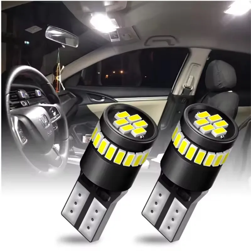 2x W5W T10 3014 18SMD Led 전구 Canbus 자동차 인테리어 전구 주차 위치 램프 지도 돔 독서등