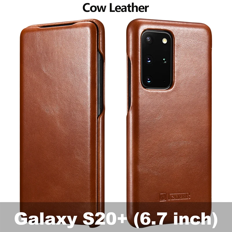 

Чехол-книжка из натуральной кожи для Samsung Galaxy S20, роскошный защитный чехол для телефона Samsung S20 Plus
