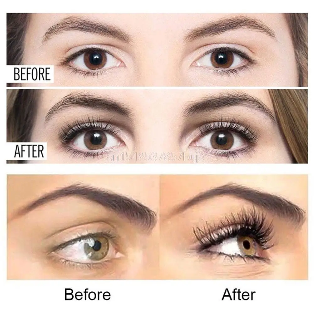 3D Magnetic Reusable Fake Eyelashes 2 Pair with 4 Lashes