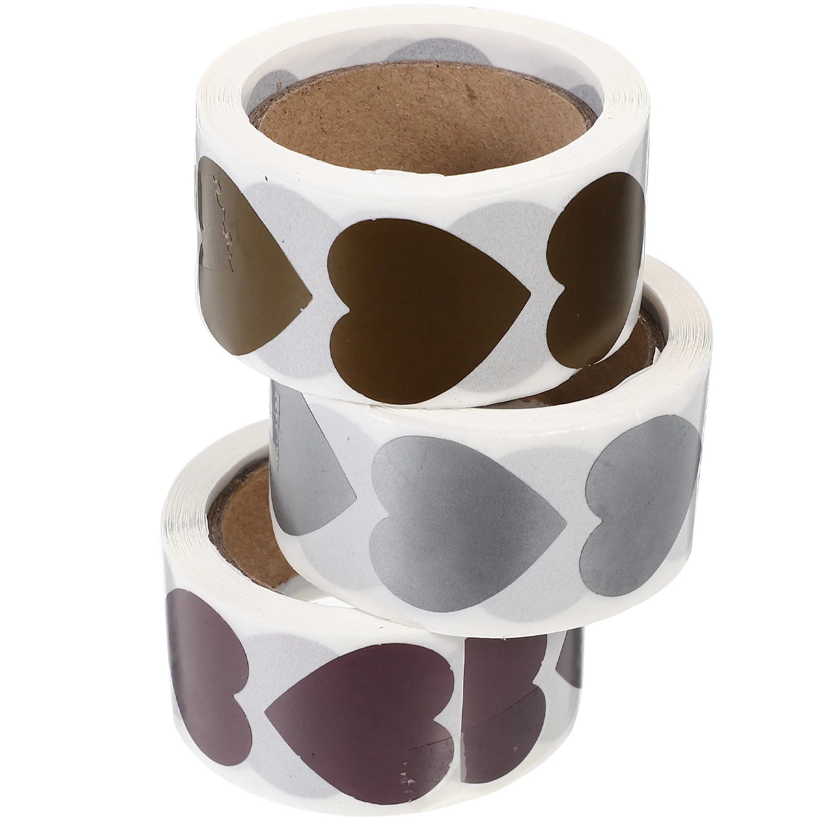 

900 шт., этикетки-наклейки с рисунком сердца