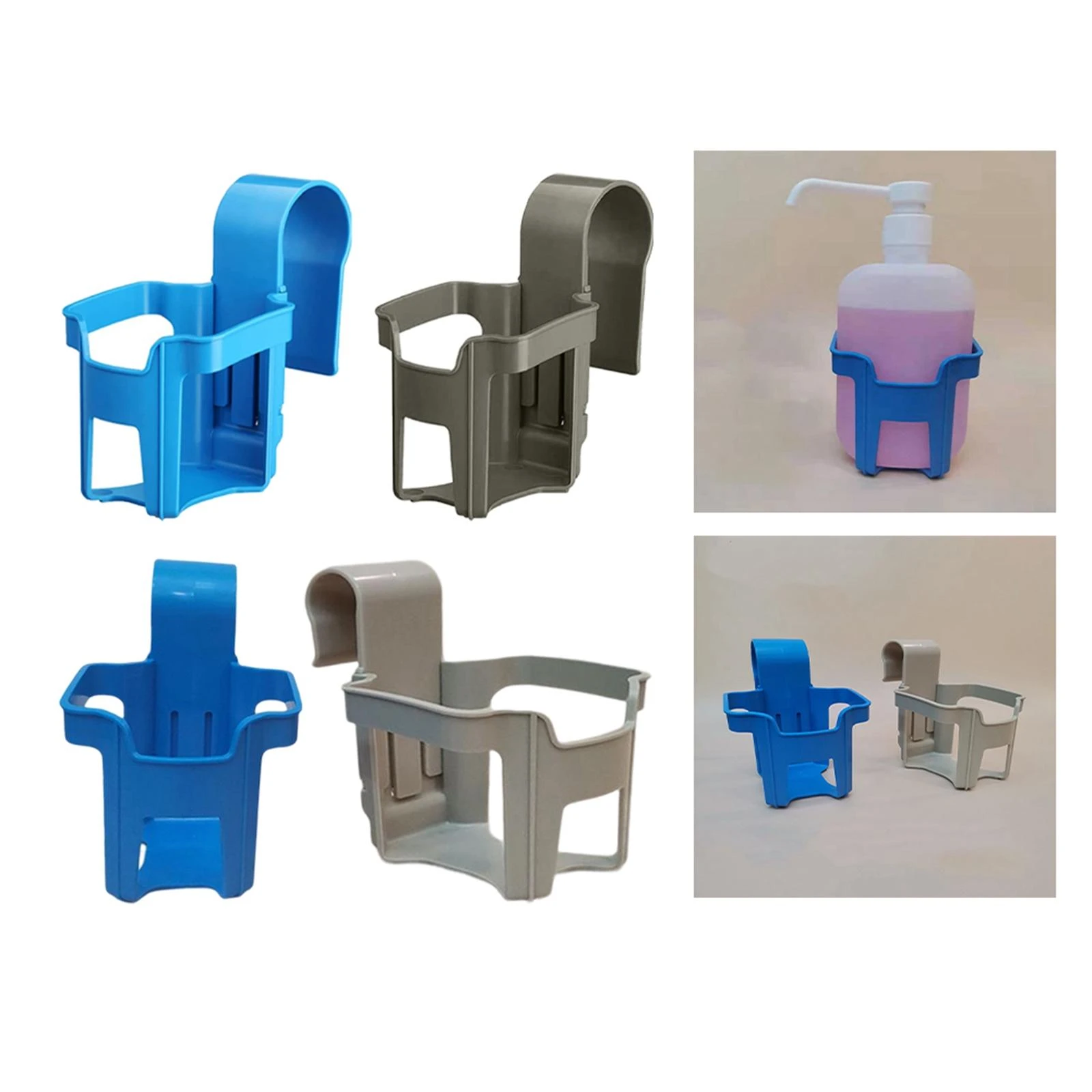 Cup Holder Stand Hanging Rack Organizer Shower Gel Shampoo Bottle