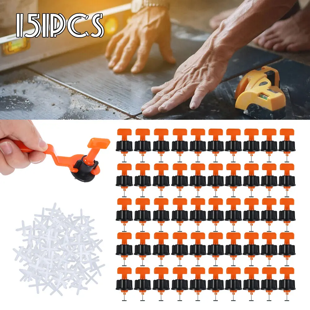 

Tile Leveling System Kit Construction Tool Ceramic Tile Installation Tool Tile Leveler Leveling System for Floor Building Tools