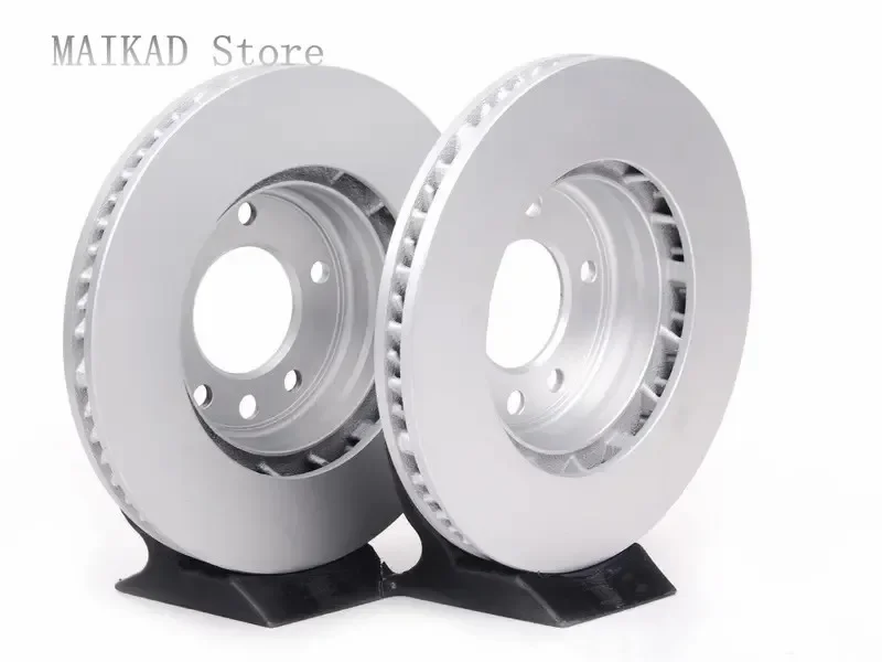 2PCS/pair Front Brake Disc Brake Rotors for Porsche Cayenne 955 Audi Q7 VW Touareg 95535140141 95535140100 7L6615302N