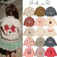 2026 KS Winter Baby Boys Cartoon Lambswool Jackets Kids Cotton Clothes Girls Jackets Outerwear Coats Boys Flight Suit Jackets