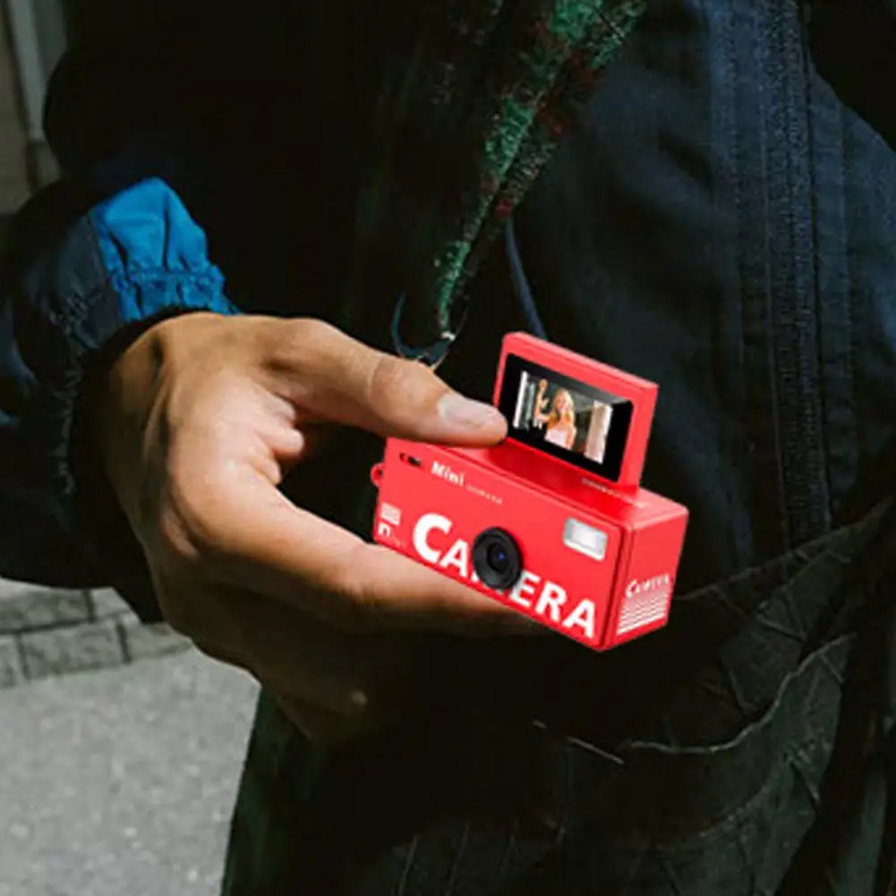 CCD 디지털 카메라 올인원 플립 스크린 카메라 컴팩트 디자인 레트로 카메라 트렌디한 기기