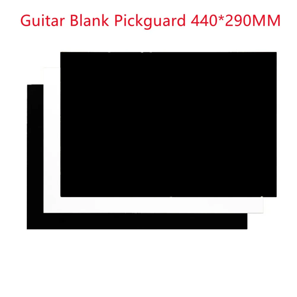 3 Ply Electric Guitar Bass Pickguard Scratch Plate Blank Pickguard Sheet DIY Material 2.4mm Guitar Parts Accessories 3 ply electric guitar pick guard scratch plate fit black