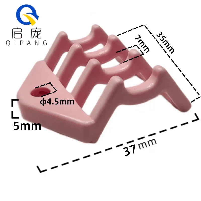 Qipang 30pcs Alumina Spinning Machine Thread Tension device ceramic wire guide Ceramic Wear-resistant Wire Guide