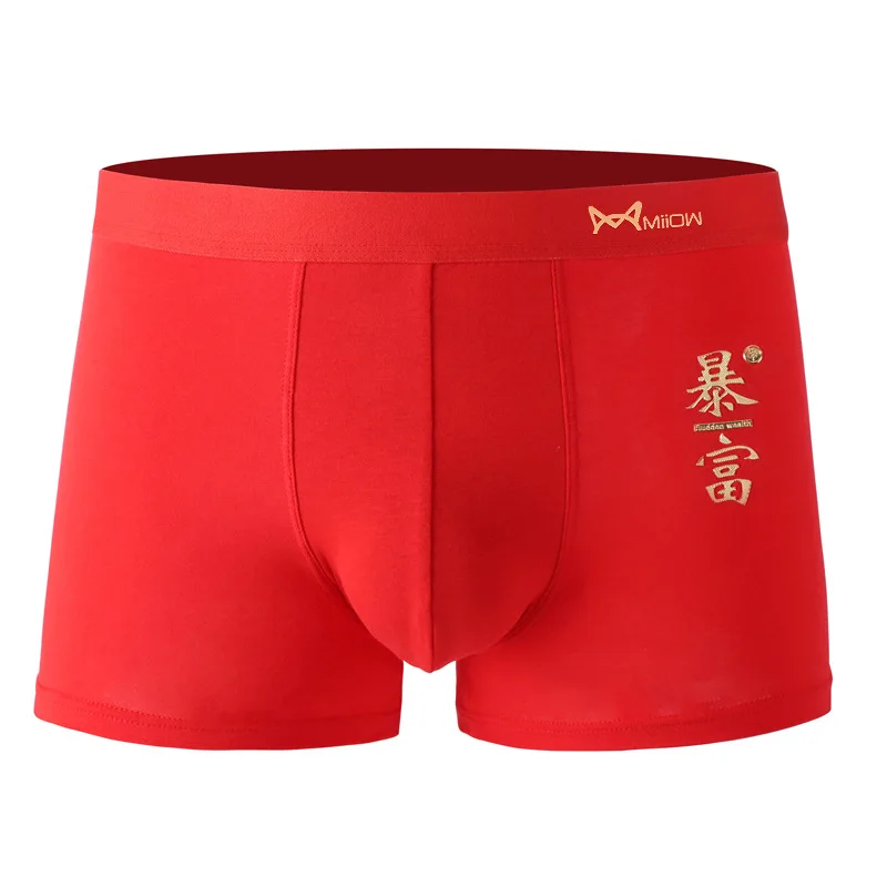 Miiow Men's Underwear Graphene Antibacterial Crotch Pants 3PCS