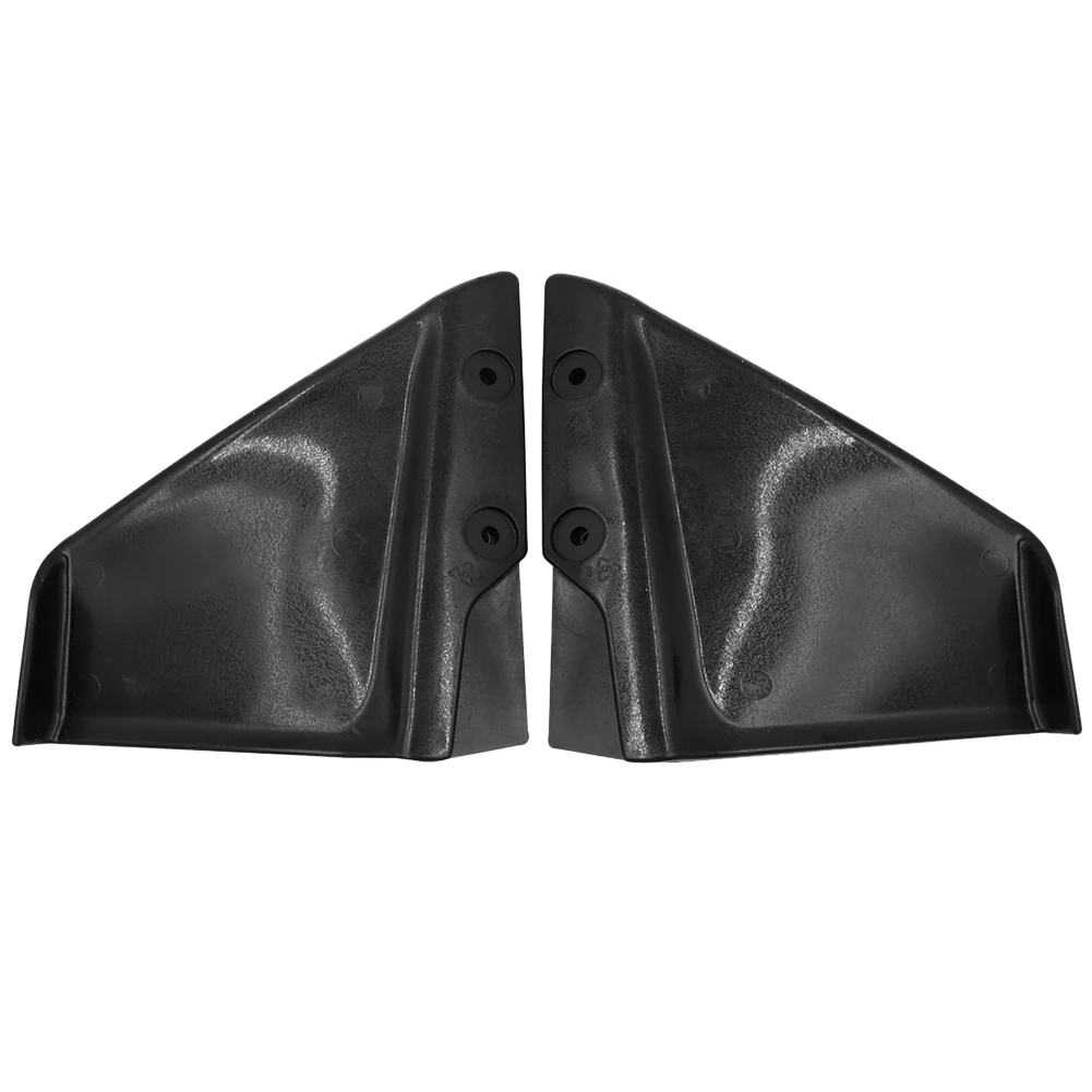 Hydrofoil Stabilizer Black Boat Motor Stabilizer with Bolt Nut Dual Fin Outboards ABS Plastic Wings for 4-50 HP Outboard