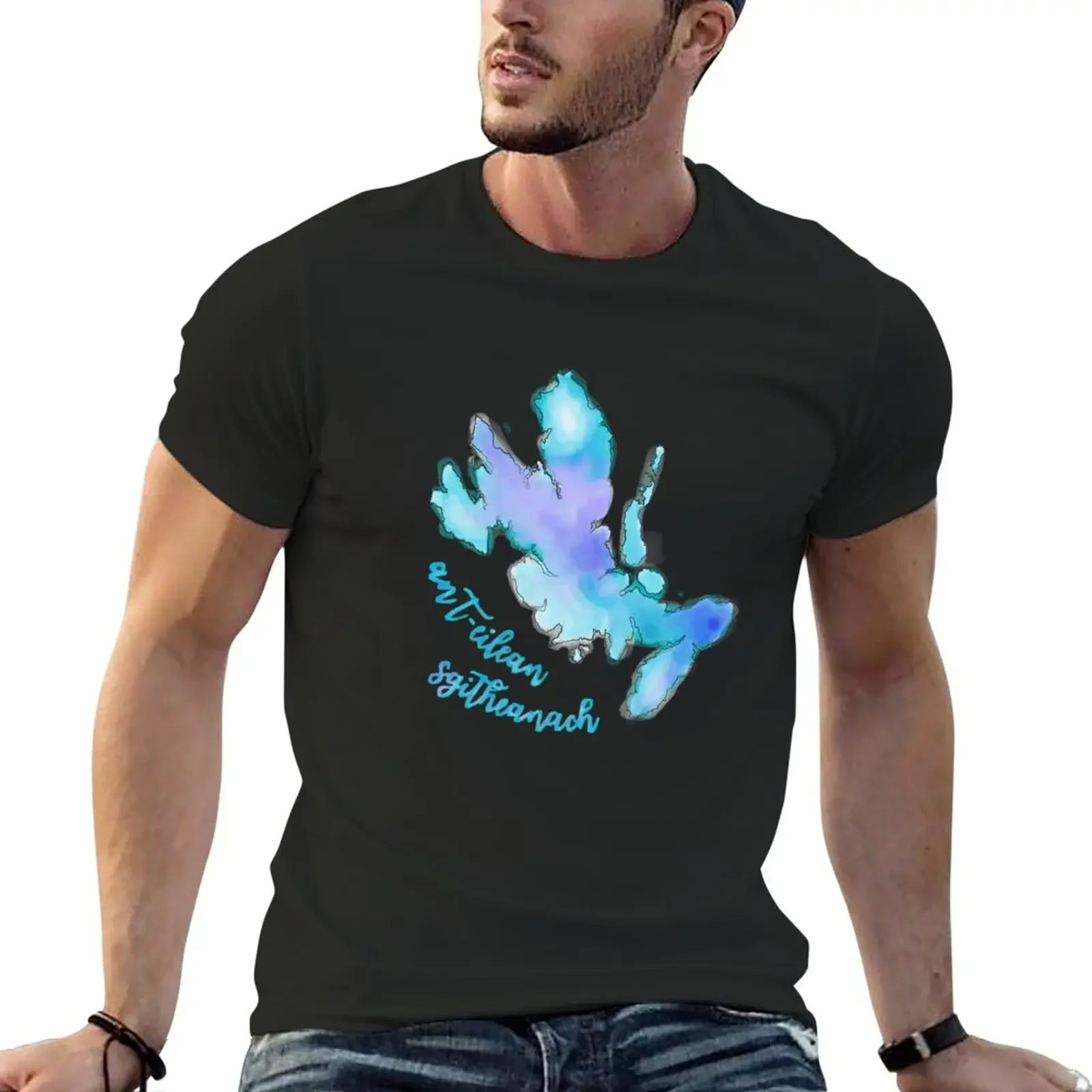 

Isle of Skye - an t-Eilean Sgitheanach - Scotland - Watercolour T-Shirt funnys boys whites clothes for men