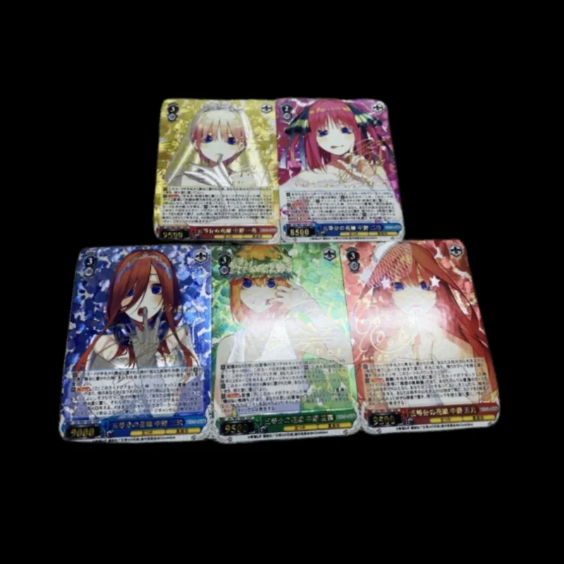 Flash Card Anime Classics Game Collection, Os Quíntuplos Quintessential,  Nakano Miku, Itsuki, Personagens de Animação, 5 Unidades por Conjunto -  AliExpress