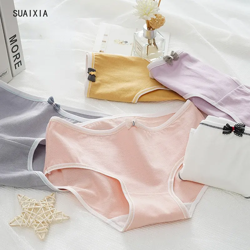 

1Pcs Panties Women Cotton Simplicity Slimming Underwear Seamless Girls Briefs Sexy Female Breathable Lingerie