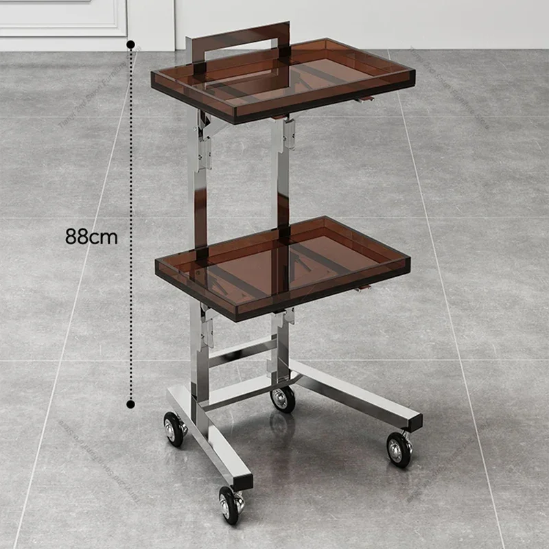French Style Modern Simplicity Trolley Originality Barber Shop Multifunctional Trolley Collapsible Furniture Skjuta En Vagn HBSC