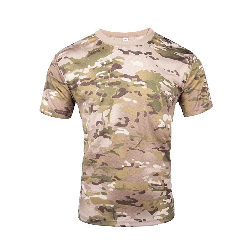 BlackTeak Camisa De Caza De Camuflaje Para Hombre, Manga Larga, Ligera, Cuello Redondo, Ajuste Regular, Camisetas Militares, Verde Militar