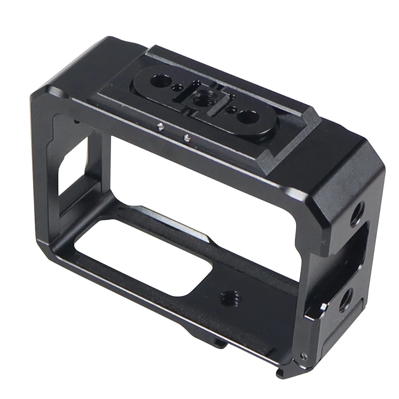 For  One RS Camera Metal Cage Frame 1/4 Magnetic Adapter Cold Shoe Mount 360 1-i