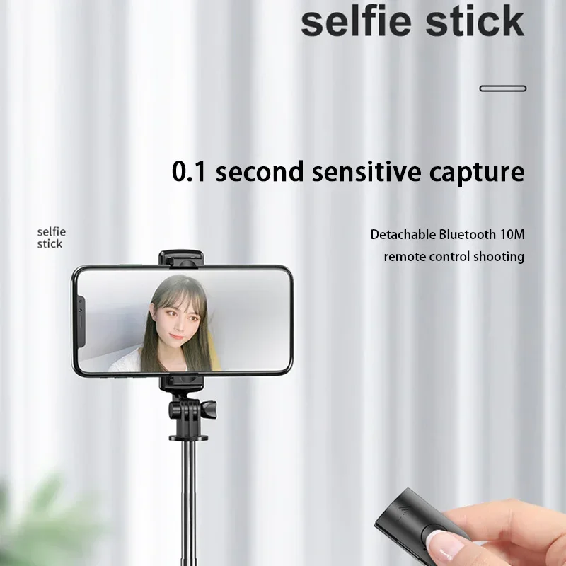Xiaomi Selfie Stick 70cm Bluetooth Wireless Selfie Stick with Fill Light Tripod Remote Control Retractable Tripod Foldable Live