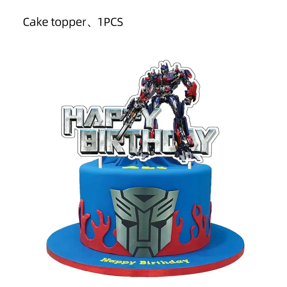 Robot Birthday Party Supplies - Disposable Plates Cups Tablecloth Balloons Gift Bags Backdrop