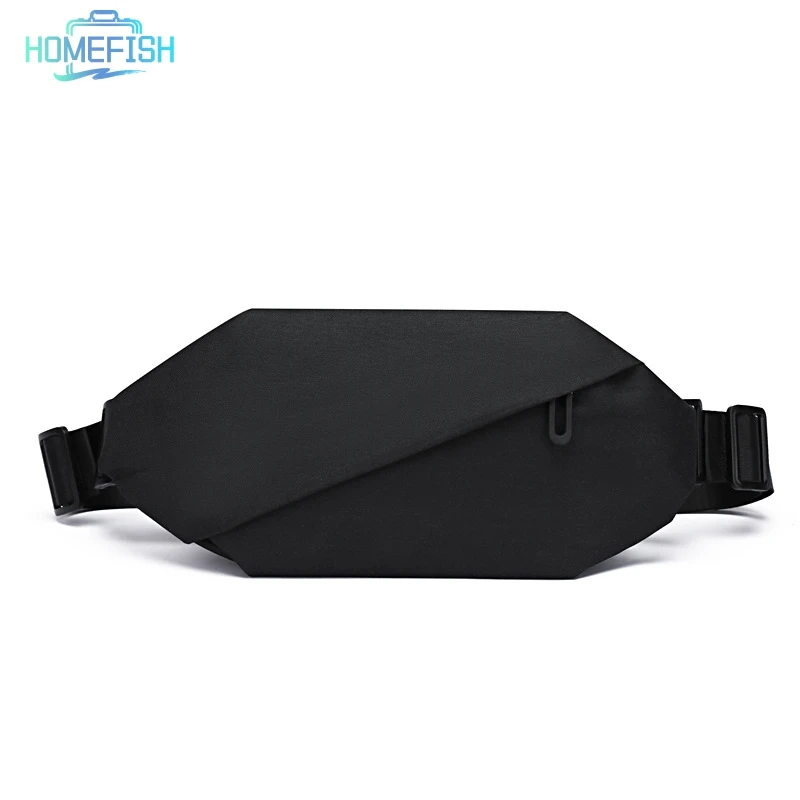 Men Outdoor Sports Running Jogging Waist Bag Waterproof Fanny Pack Stylish Cross Body Belt Bag