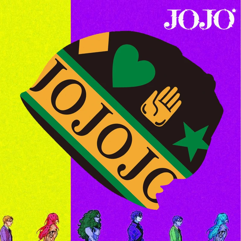 

Anime JoJo's Bizarre Adventure Hat Cosplay Costumes Accessories JOJO Kerchief Hood Headband