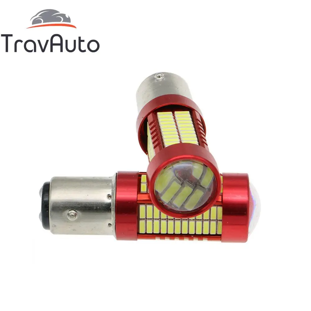 

1Pcs 1156 1157 BA15S 4014 106 SMD Turn Signal Lamp LED Light Headlight Bulbs White Led Replacement Brake Lights