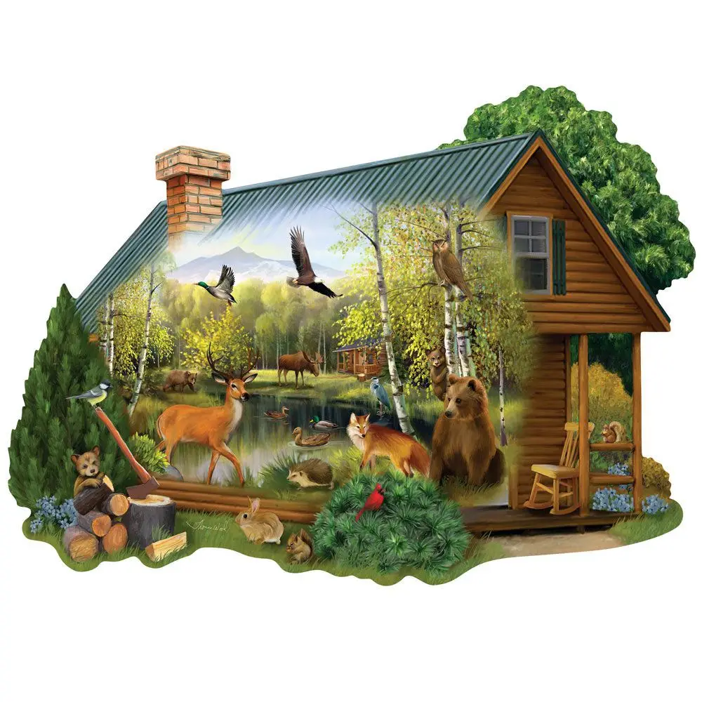 Engaging Wooden Jigsaw Puzzle with Creative Patterns - Brain Teaser and Color Sorting Game Gift