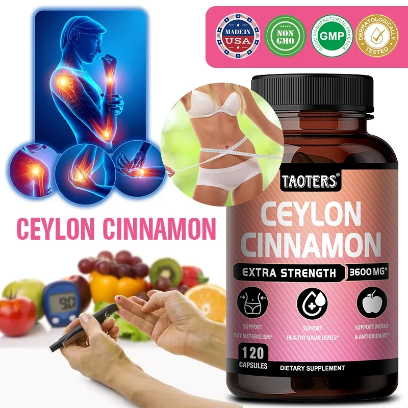 Organic Ceylon Cinnamon Natural Antioxidant-Boosts Immunity and Protects The Heart, Supports Joint and Bone Health