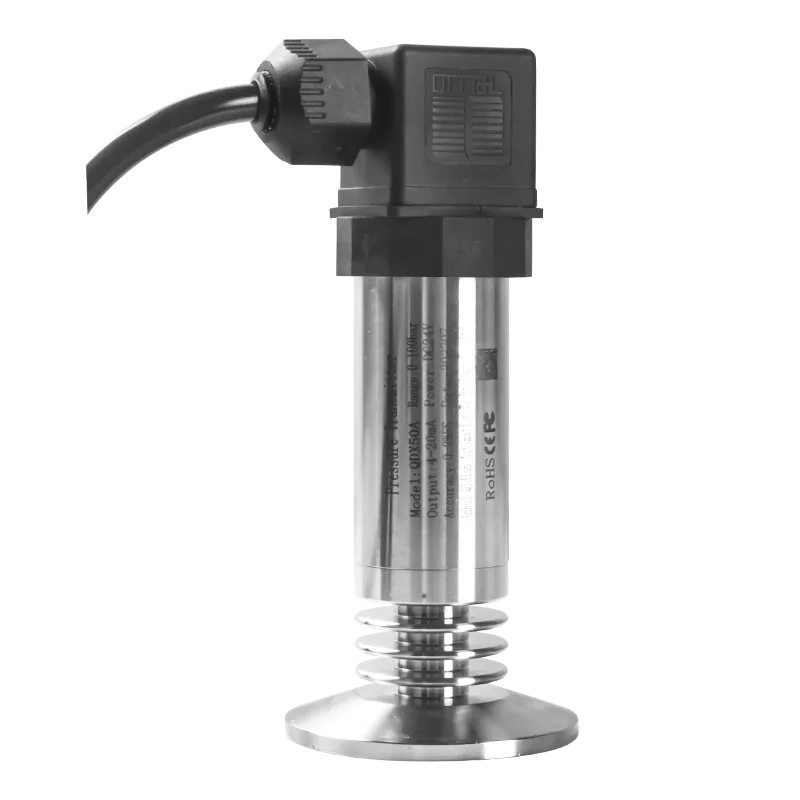 4-20mA output 50.5mm Tri Clamp Pressure Transmitter Sanitary diaphragm Pressure sensor Plugging Proof type High Precision