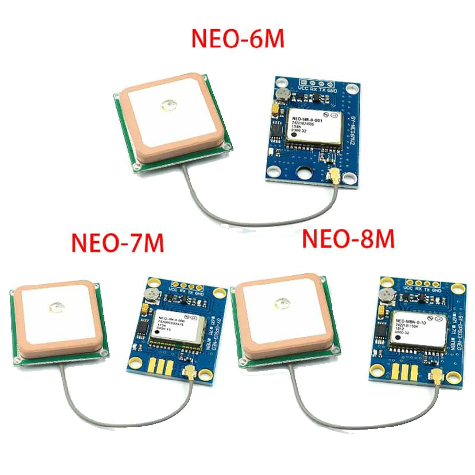 Arduino GPS Receiver 6-Pack GY-NEO6MV2 GPS Module With Ceramic Antenna ...