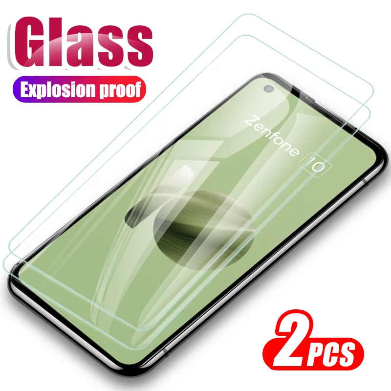 

2PCS 9H Premium Tempered Glass For Asus Zenfone 10 Zenfone10 Zen Fone 10 Fone10 5G 2023 AI2302 5.9" Screen Protector HD Film