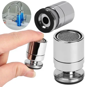 360-Degree Rotate Water Faucet Aerator 2024 New 24/22mm Adjustable Sprayer Filter Water Saving Nozzle Bathroom Faucet Connector 1