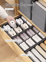 1PC Socks underwear organizer bag Foldable clothes organizer bag Clothes tie organizer box Drawer closet organizer box 1