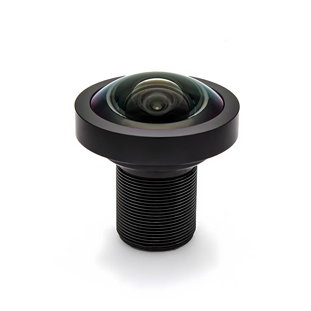 HD 12MP M12 Mount 1.9mm No Distort Fisheye Lens 1/2" Image Format F1.8 Aperture with 650nm IR Filter for Security CCTV Camera 2