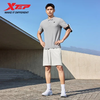 XTEP Sweatshirt Short Sleeved Men's Moisture Absorbing Quick Drying 2025 Summer New Training Clothes For Men 875229020150 1
