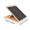 Professional Wooden Stretching Board Slant Board Adjustable Portable Non-slip Calf Stretch Wedge Exercise Equipment Squat Board 6