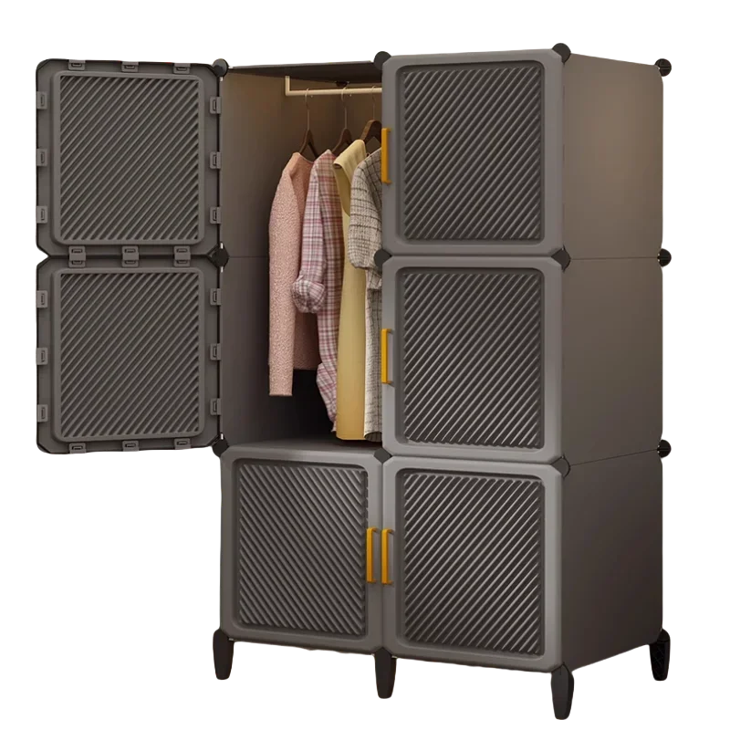 Closet Closet Kids Storage Organizer Children's Cabinet Wardrobe Toy Sliding Door Dress Room Baby Child Clothes Furniture