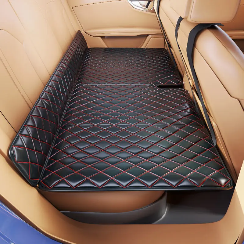ATsafepro Folding Bed Car Travel Bed Sleeping Mattress For Car Vehicle Supplies Auto Camping Mat Camping Accessories inflatable air bed car sleeping mattress