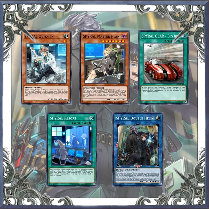 70 Pz Spyral Yugioh Gioco Di Carte Deck Facile Da Giocare Non Originale Master Duel Spyral Super Agent Doctor