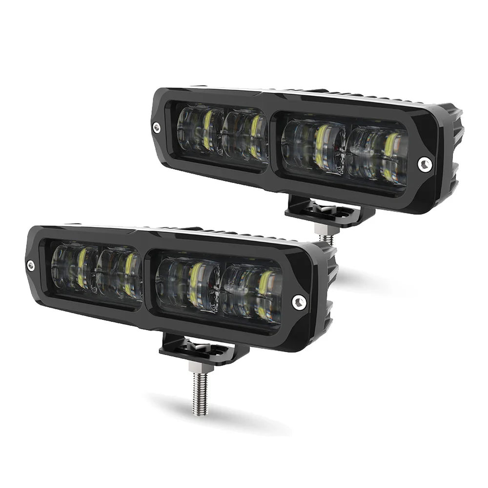 LEDライトバー,8d 12v 24v,オフロード20w 6000k,トラックおよび 