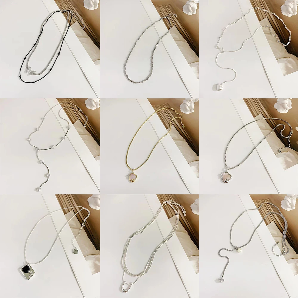 

Fashion Trends Versatile tibetan Silver Series Necklace for women's girl Choker Jewelry accessories multiple choice