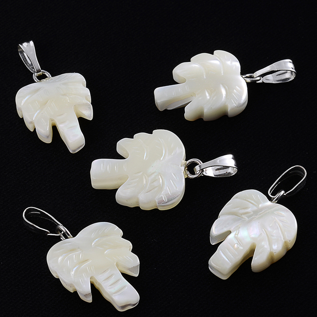 Shell Beads Mother of Pearl Love Cross Fish Animal Style Pendant Charms Beads for Necklace Earring DIY Jewelry Making