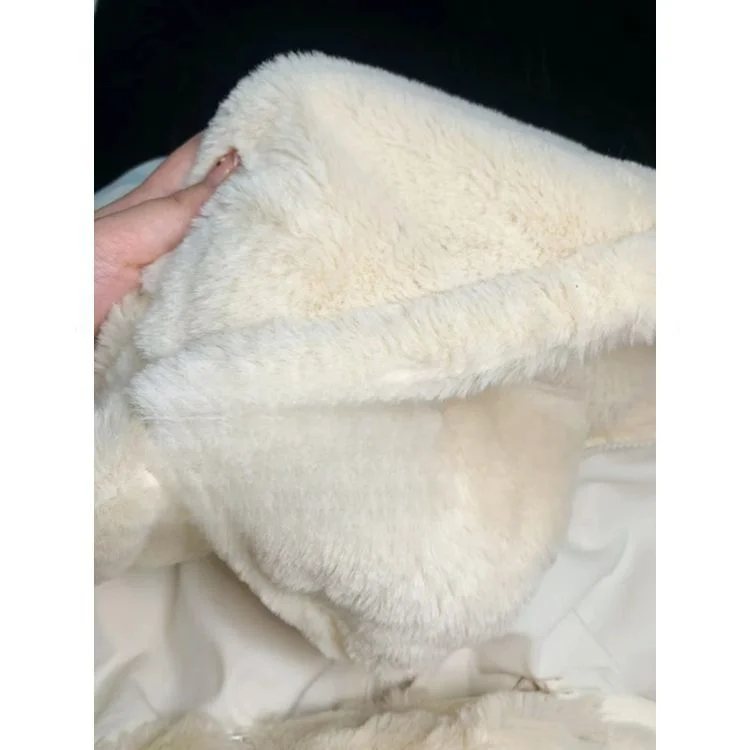 Korean plush and thick double-sided lamb wool for women's clothing, winter new zippered hooded cotton jacket top_voghion.com