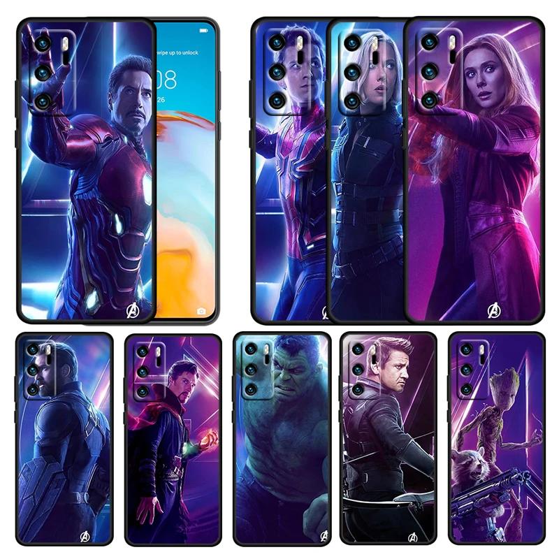 Custodia Per Poster Marvel Infinity War Per Huawei P50 P40 P30 P20 P Smart Z Pro Plus 2019 2021 Custodia Morbida Antiurto In Tpu Nera Per Telefono