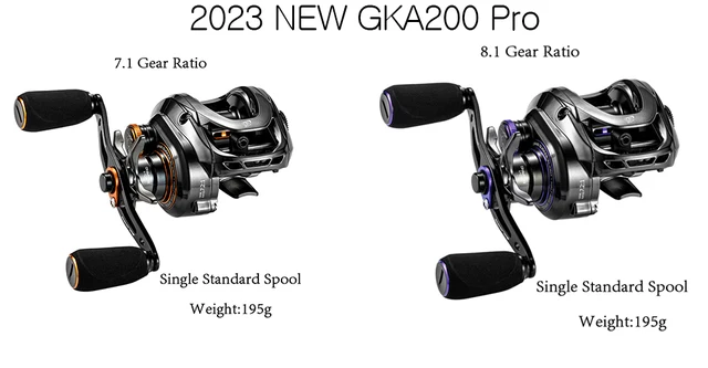 HIAW200 Baitcasting Reel Remsysteem Reel 9.5Kg Max Drag 11 + 1 BB 5.4/7.2  Gear Ratio High-speed Fishing Reel Baitcaster Reels