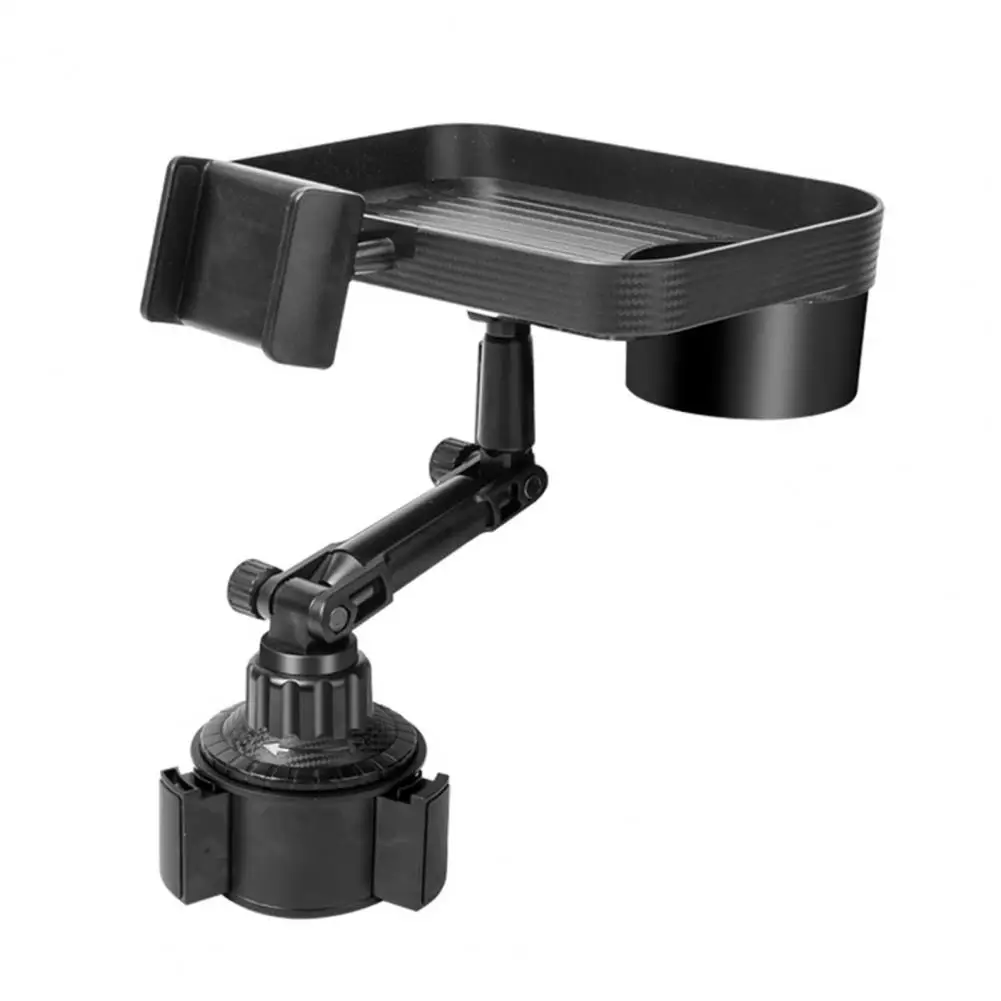 

Car Coffee Holder Car Cup Holder Universal Foldable Car Dining Plate with Cup Holder Phone Bracket Storage Tray Snacks Drinks