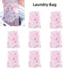 Fine Thickened Mesh Laundry Bag Washing Machine Used Mesh Net Large Thickened Wash Bags Lingerie Travel Bag Random Color 1