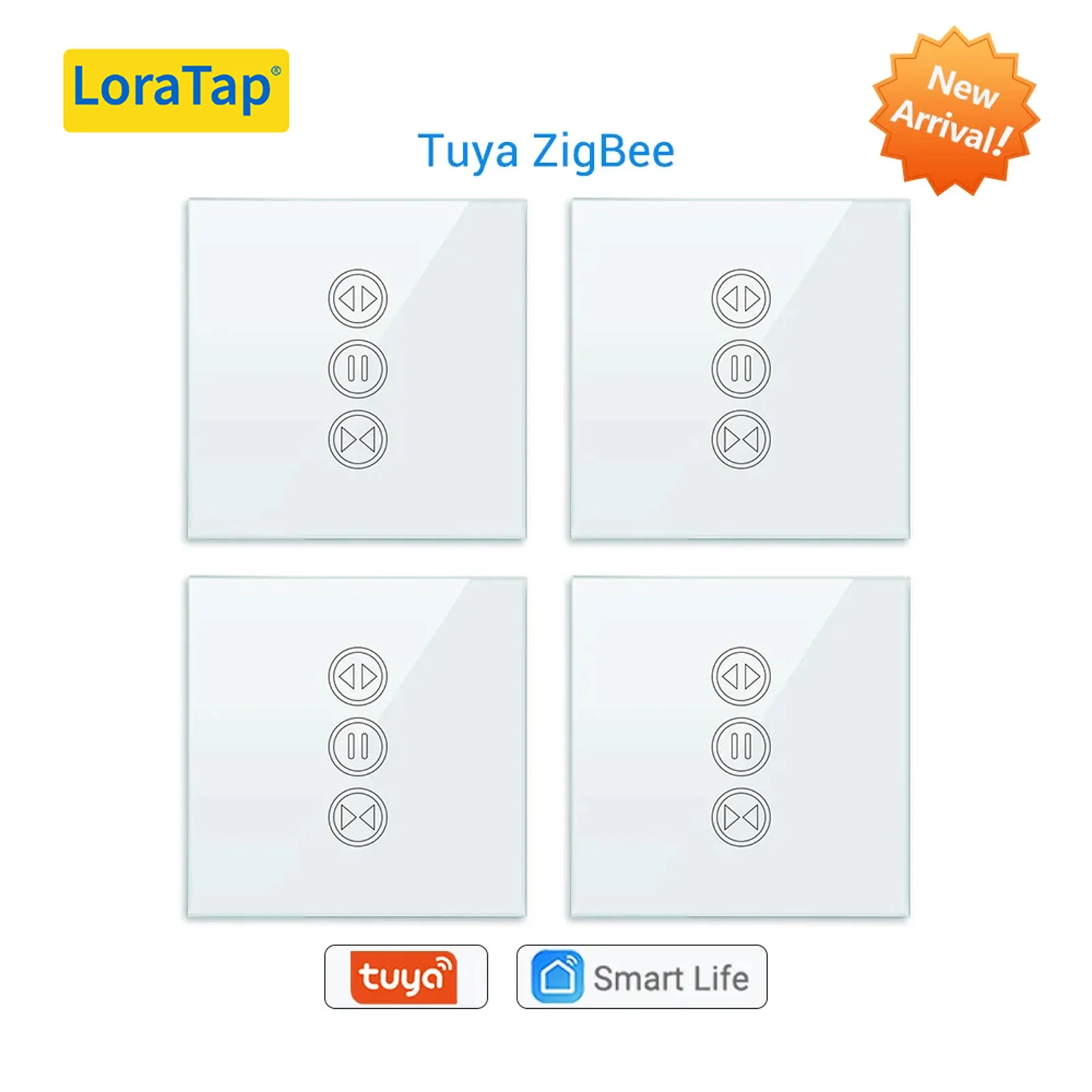 Smart ZigBee 3.0 Curtain Blind Switch with Voice Control and App Integration